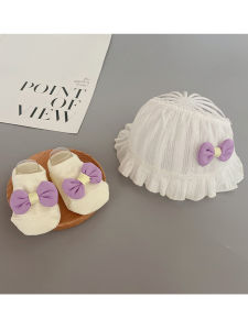 ชุดหมวกและถุงเท้าสั้นพร้อมโบว์ผีเสื้อ YOHO SWEETBABY สำหรับเด็กแรกเกิด ชุดวันเกิด 100 วัน ชุดเด็ก ชุดแฟชั่นเด็ก เสื้อผ้าเด็ก เสื้อผ้าเด็ก