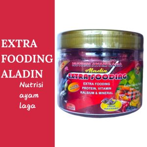EXTRAFOODING (ALADIN) TOPLES 100 BUTIR - sarapan ayam berprotein kalsium mineral