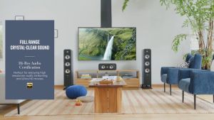 Polk Audio Signature Elite  Series ES60 Floorstanding Speakers (tower) - for home theater & hifi- color brown Polk ES60