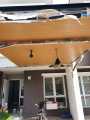 lisplang / papan semen motif serat kayu ukuran 2 meter lebar 20cm. 