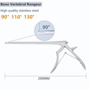Orthopedics Kerrison Rongeur 130 degree 290mm Stainless Steel Veterinary Bone Forceps Instruments