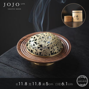 Jojos L PD Purple Spring Valley Tea Ceremony Incense Burner Home Indoor Sandalwood Incense Fragrance Diffuser Bug Eaten