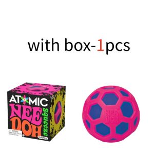 Schylling | NeeDoh Halloween Nice Cube Squeeze Fidget Toy Colorful Knead Stretch Sensory Cube Anxiety ADHD Stress Relief Toy Gift