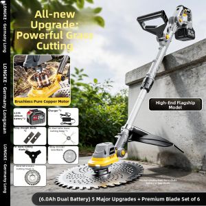 LONGKE | Handheld High Power Rechargeable Lithium Battery Grass Trimmer