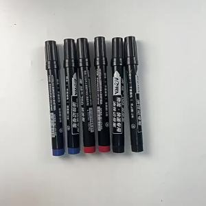 3/9 Chiếc Chống Thấm Nước Màu Đen Bút Đánh Dấu Sơn Vĩnh Viễn Nhanh Khô Dầu Dựa Trên Dầu Lốp Xe Dầu Bút Đánh Dấu Cho Chữ Ký Đồ Dùng Văn Phòng Phẩm
