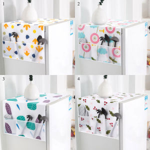 Dust Proof Cover Colorful Refrigerator Pocket Multipurpose Dust Cloth Home Textile Washing Machine Cover Household