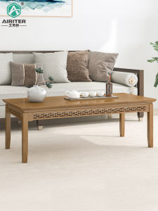 Japanese Style Low Tea Table Tatami Real Wood Balcony Window Bench Long Strip Ground Table Small Tea Table Bamboo Material