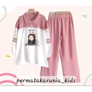 SWEET SET KIDS (3THN-13THN) CRINKLE PRINTING // SETELAN SWEET KIDS //