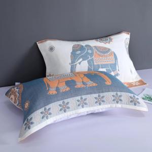 Adult Simple Style Linen Pillowcase Light Beige