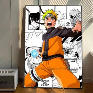 Japanese N-naruto Anime Poster Canvas Art Wall Murals Decor Game Room Decor Gifts Kawaii HD Painting Cat Cars