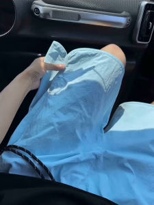 Quần Short Chạy Bộ Nhanh Khô Màu Xanh Da Trời Mùa Hè Cho Nam Và Nữ Quần Dài Năm Điểm Ngoài Trời Chống Nắng Quần Thể Thao