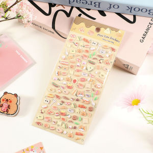 400pcs Kawaii Mini Animals Cartoon 3D Puffy Stickers Cute Scrapbooking DIY Journal Stationery Sticker for Mobile Phone Case