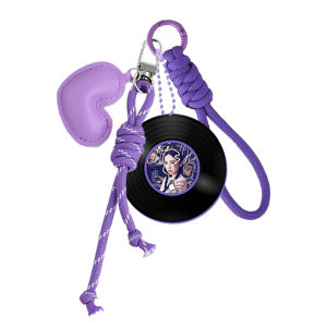New Acrylic Keychain Gong Linna Album Record Support Bag Cord Woven Gift for Fans Key Holder Ideal for Anime And Collectibles