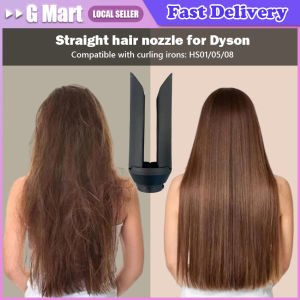Hot-Upgraded Hair Straightener Attachment for Dyson Airwrap HS01 HS05 HS08 Gentle Airflow Smooth Nozzle for Air Wrap