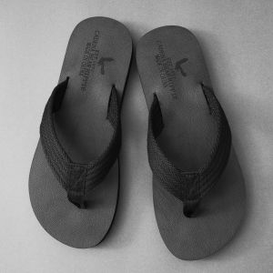Mens Summer Casual Anti-Slip Outdoor Wearable Sandals Comfortable Cotton Upper Rubber Sole Flat Heel Beach Slippers
