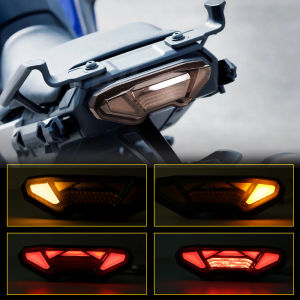 Motorcycle LED Tail Lights with Turn Signal for Yamaha Tracer 900 GT 2017-2020 Tracer 9 GT 2021-2023 LED Taillight Brake Light