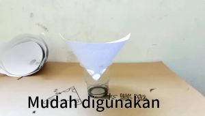Isi 200Pcs Saringan Cat Mesh Kertas Tebal Saringan Cat Nyilon