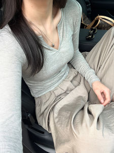 Quần Ống Rộng Xếp Ly Phong Cách Lười Biếng Dáng Rộng Cỡ Lớn Mùa Xuân Hè Quần Dài Thường Ngày Bằng Vải Polyester Cạp Cao