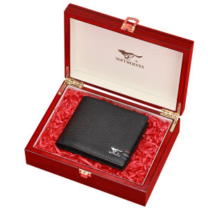 SEPTWOLVES | Genuine Leather Wallet Men 2025 New Model