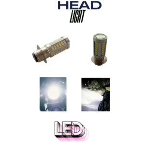 Rusi Flair 125 Motorcycle High Quality White LED 15 Head Light Bulb 33 HEAD Light Universal Accessories