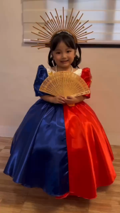 Kids Costume Filipiniana Ballgown for 2-13yrs Old - UN Costume