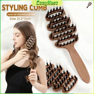 C.N Massage Comb Hairbrush Wet Dry Curly Detangle Hair Brush Salon Hairdressing Styling Tool