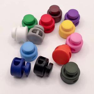 12pcs Plastic Colord Cord Lock Stopper Cord Clip Cord Buckle For Paracord/Shoe Lace/Clothing Backpack Accessories