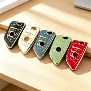 3 4 Buttons TPU Shell Fob Bag For BMW X3 X4 F06 F02 F30 F20 M3 M5 F10 F18 F22 F01 Car Key Cover Case Holder Keychain Accessories