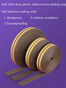 6m/12m/24m DIEP +Big D Shape Window Seal Strip Self-adhesive Rubber Weather Stripping Door Windproof Insulation Noise Tape