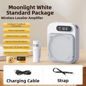 GUANQU | Teacher Use Bluetooth Microphone Wireless Clip-on