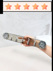 ตะขอติดผนัง ราวแขวนของติดผนัง อเนกประสงค์ ที่แขวนของติดผนัง ที่แขวนของติดผนัง5 ตะขอ ที่แขวนไม่ต้องเจาะผนัง