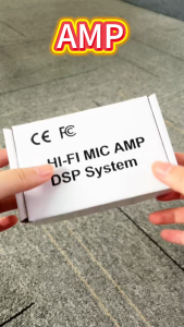 AMP แอมป์จิ๋วคาราโอเกะ ปรีไมค์แอมจิ๋ว ปรีไมค์คาราโอเกะ คาราโอเกะ บอร์ดก้อง ไมค์โครโฟน K ร้องเพลง พรีเอฟเฟคบอร์ด DSP ผสมกันเสียงหอน