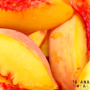 JUICY WHITE PEACHES IMPORTED FROM AUSTRALIA - PACK OF 5 - ISTANA ROYAL FRUITS