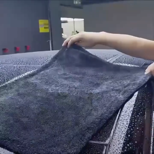 ผ้าขนหนูล้างรถ ผ้าซับน้ำ ผ้าเช็ดรถ เกรดพรีเมียม 1200GSM เนื้อหนานุ่ม เช็ดรถ ปาดเดียวแห้ง ไม่เป็นขุ่ย ไม่ทิ้งคราบน้ำ