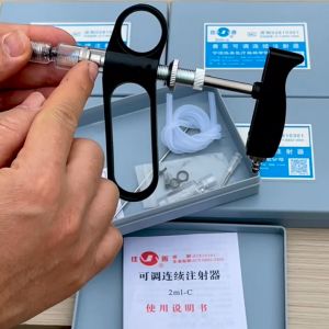 XI LANH TỰ ĐỘNG 2CC XILANH THÚ Y TIÊM GIA SÚC GIA CẦM (kèm phụ kiện thay thế)