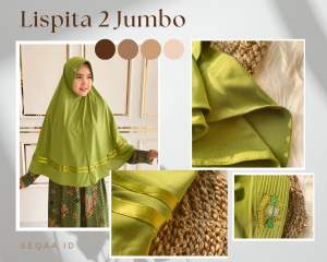 JILBAB MUSLIMAT NU MODEL LISPITA 2 JUMBO
