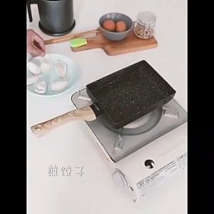 กระทะทอดไข่ สไตล์ญี่ปุ่น กระทะไข่ม้วน ไข่หวาน กระทะสี่เหลี่ยม ขนาดกะทัดรัด