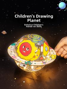 XIAOXIONGERBAN | Handmade DIY Lantern Kit for Children Drawing Night Light