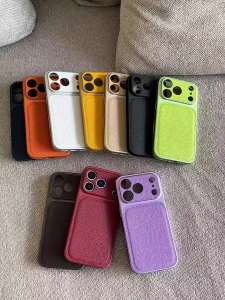 Ốp Điện Thoại Da Mờ Cao Cấp Chống Sốc Cho iPhone Air 16/15 PM/14/13 Pro Max Với Viền Bảo Vệ Camera Tức Thì Chống Xước Nhẹ