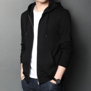 ROMON | Trendy Casual Cotton Hoodie Zipper Jacket