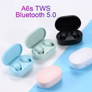 💕 【 Spot inventory 】 Fast shipping+COD 💕Bluetooth A6S TWS Headphones Wireless Bluetooth Earphones Headset Sport Stereo Earbuds for Xiaomi Huawei IPhone