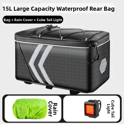 TOOKTRO | Waterproof Rear Bicycle Storage Bag