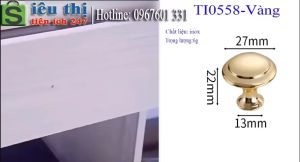 Tay Nắm Inox Ngăn Kép Tủ Quần Áo TI0558