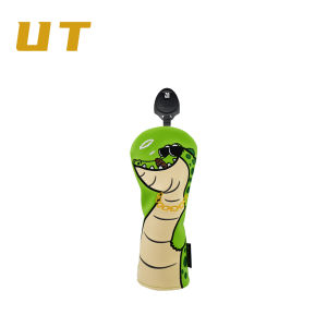 Golf Club Driver Custom Logo Embroidery Embroidery PU Leather Putter Golf Fairway Wood Hybrid Cover Golf Head Covers Custom Logo