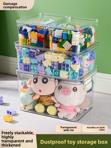 Transparent Storage Box for LEGO Sorting and Dust Protection