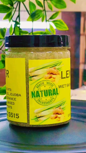 Handmade Lemongrass and Ginger Scrub for Skin Relaxing and Energizing