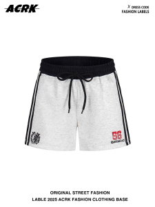 Quần Short Thể Thao Thường Ngày Phong Cách Mỹ Cổ Điển Cho Nữ Quần Short Tập Luyện Cạp Thấp Quần Short Nhún Bèo Mùa Hè Thường Ngày