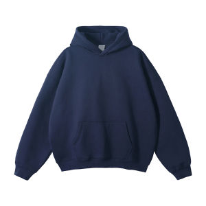 เสื้อฮู้ดคอตตอนน้ำหนักเบาสไตล์อเมริกันสำหรับผู้ชาย ทรงหลวม สีแดง ทรงหลวม ทรงปกติ ฤดูใบไม้ร่วง 2024 แฟชั่นสำหรับเยาวชน