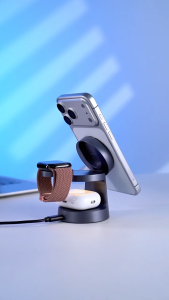 Xundd Magnetic 3in1 25W Wireless Charger For Phone / Earbuds / Watch XDCH-132
