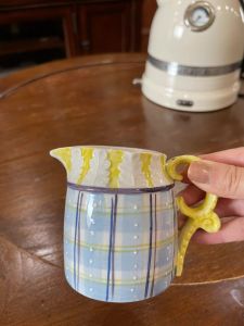 Antopologie Ceramic Cup Hand-Painted Relief Aladdin Series Latte Art Cup Small White Porcelain Coffee Brewing Equipment